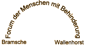 Logo: Forum der Menschen mit Behinderung - Bramsche/Wallenhorst